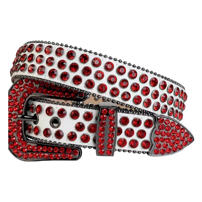 European and American Belt Belts for Women with Rhinestones and Rhinestones to Decorate Versatile Jeans in Stock Manufacturers Wholesale Belt