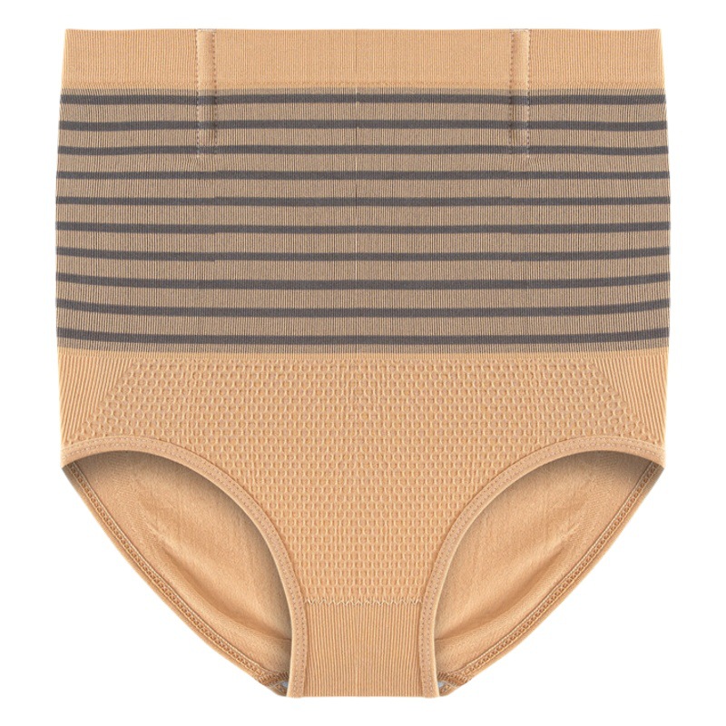 Foreign Trade High Waist Abdominal Panties Women's Postpartum Plastic Waist Hip Body Shaping Pants Skin-friendly Soft Triangle Panties for Women