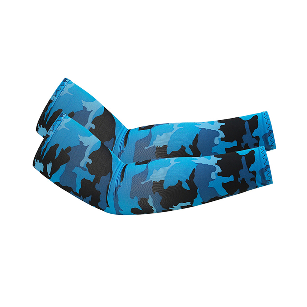 Picture of Hicool Cycling Sun Protection Sleeves Sports Outdoor Cycling Arm Guards Comfortable Breathable Anti-Uv Ice Silk Sleeves