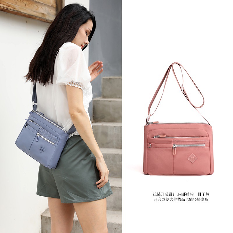 Cross-border 2024 New Fashion Simple Shoulder Bag Women's Large Capacity Casual Bag All-match Small Square Bag Summer