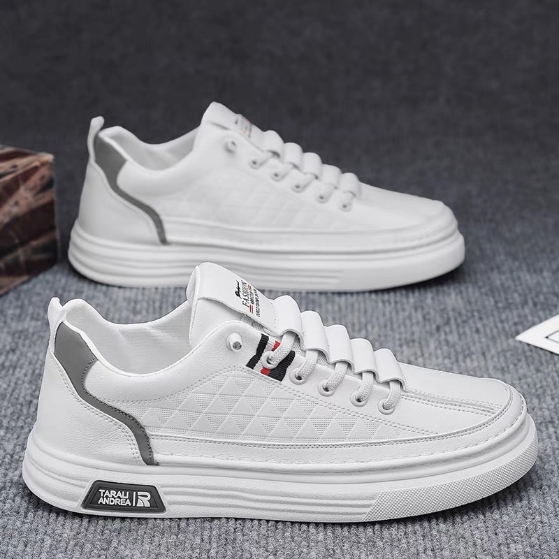 Spring Men's Shoes New Breathable Shoes for Male Students Trendy All-match White Shoes Men's Sports Casual Sneakers Trendy Shoes