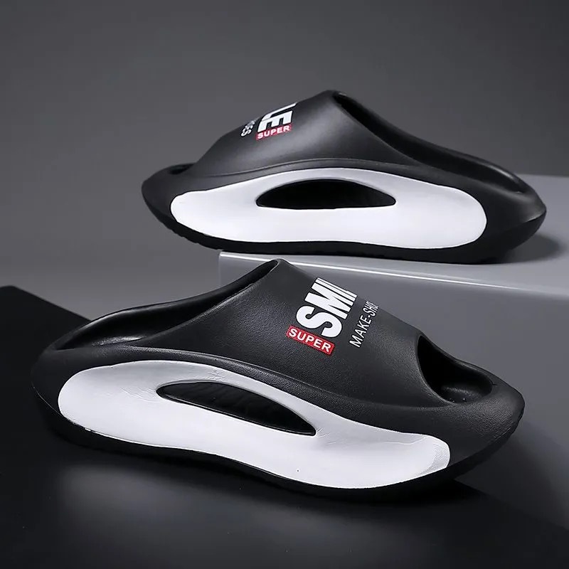 Picture of Slippers Women's Home Slippers Men's Home Couple Slippers Sandals Slippers Indoor Slippers Bathroom Bath Slippers