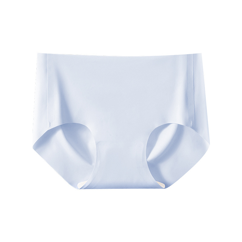Picture of Naked ice silk underwear ladies waist seamless 3D hip no hip antibacterial cotton crotch high school students triangle shorts