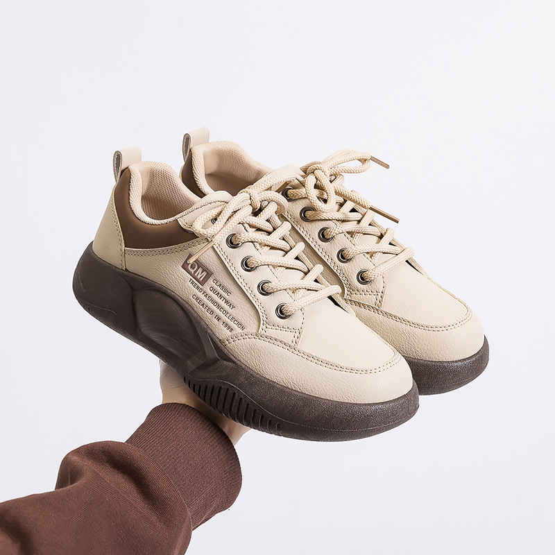 Xq5801 New 2024 Summer Casual Sneakers Thick-Soled Height-Increasing Shoes Korean Style Sports Women's Shoes Casual Dad Trendy Shoes