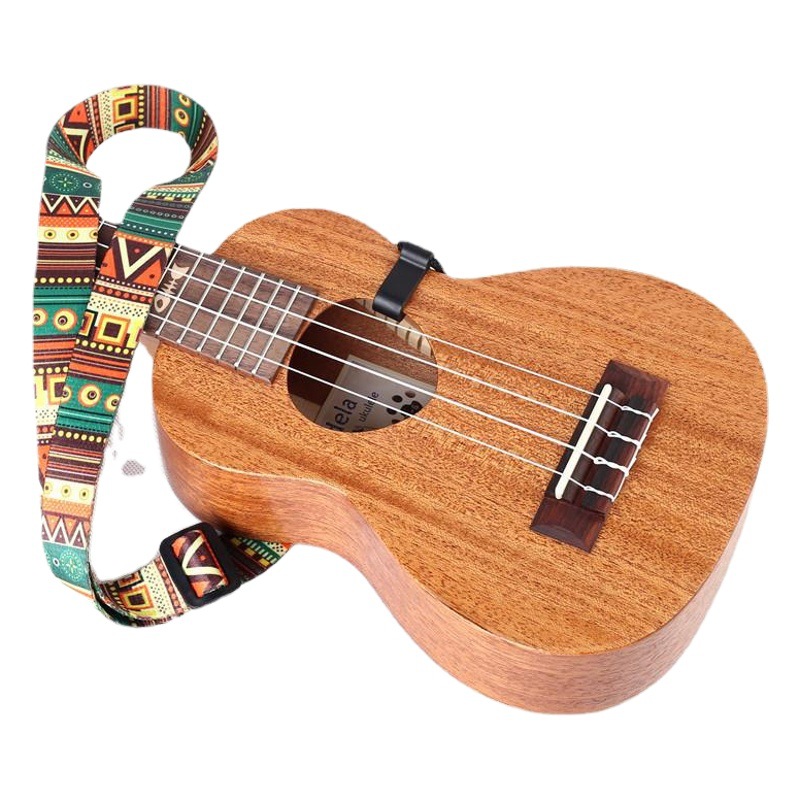 Ethnic style ukulele strap ukulele ukulele small guitar strap factory wholesale