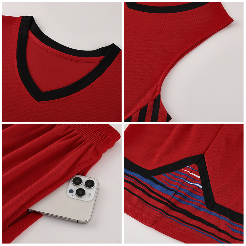 Picture of Summer Basketball Uniform Suit for Boys, Youth Jerseys, Adult Women's Sports Outdoor Running Gym Training Uniforms
