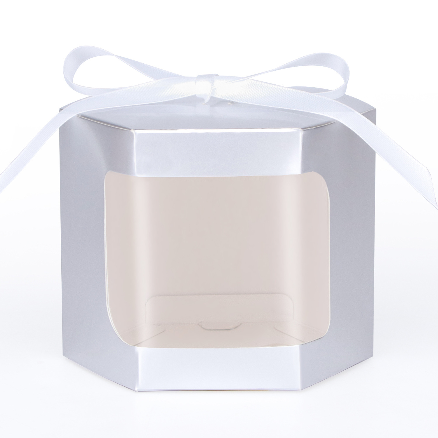 Picture of Foreign Trade Cowhide Color Laser Window Paper Box Cake Box Candy Box Baking Packaging Wedding Candy Box Gift Box