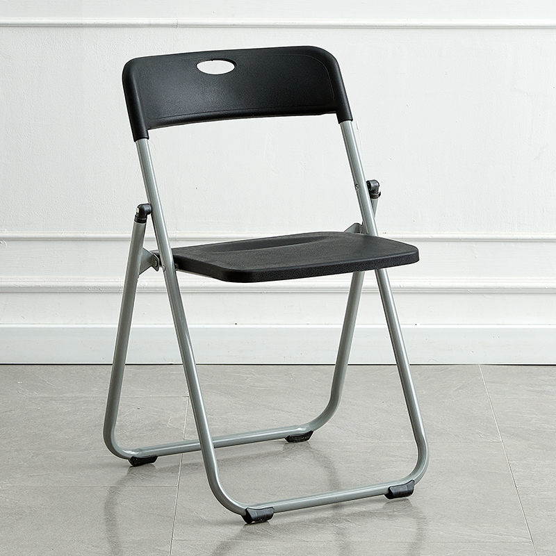 Picture of Folding chair home simple modern plastic photo chair dormitory office meeting training outdoor backrest chair stool