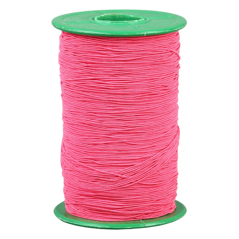 0.5mm Latex Elastic Cord Manufacturer Clothing Cable Pleated Bottom Line DIY Elastic Core-Spun Tag Line High Elasticity