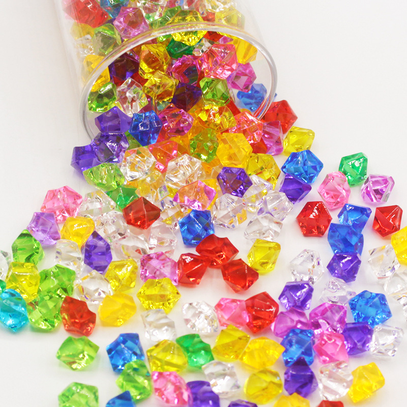 Picture of Supply of Multi-Specification Acrylic Crystal Stones, Plastic Crystal Stones, Plastic Colorfuled Stones, Ice Cube Stones, Colorfuled Stones