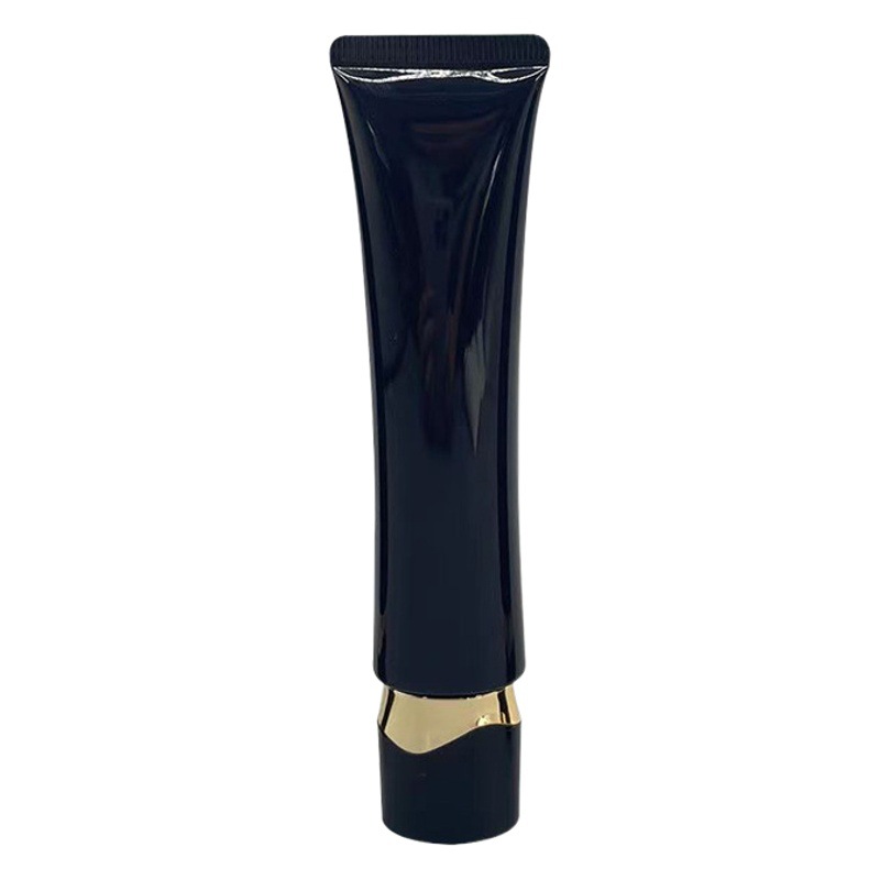 D25 gold-plated wave edge closing cover tube 20-40g black pointed hose Foundation isolation cream eye cream hose advanced