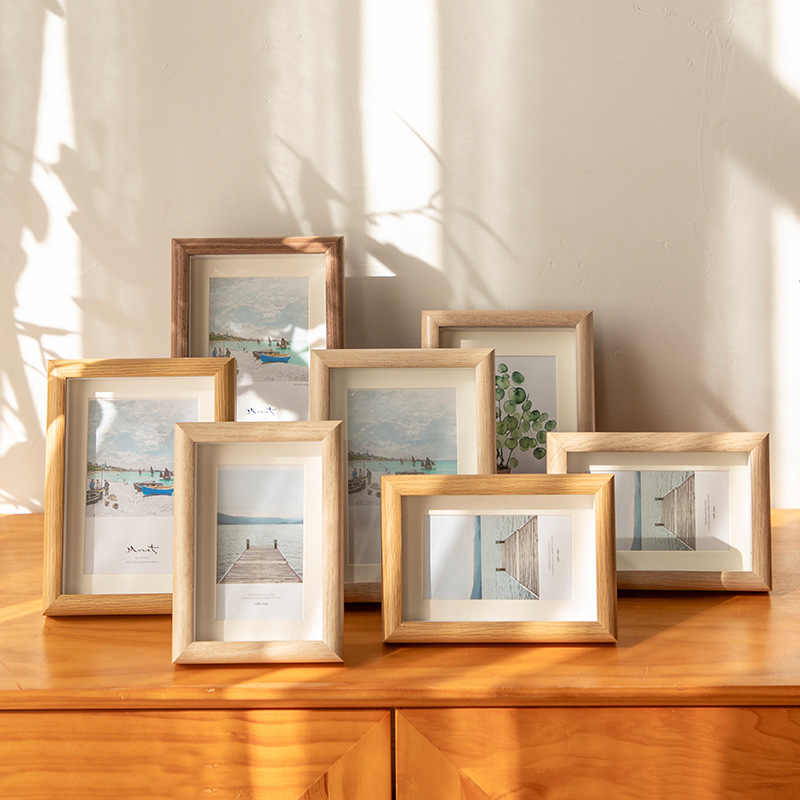 Photo frame table simple 6 inch 8 inch 7 inch photo album children photo frame photo creative empty frame diy dried flower table