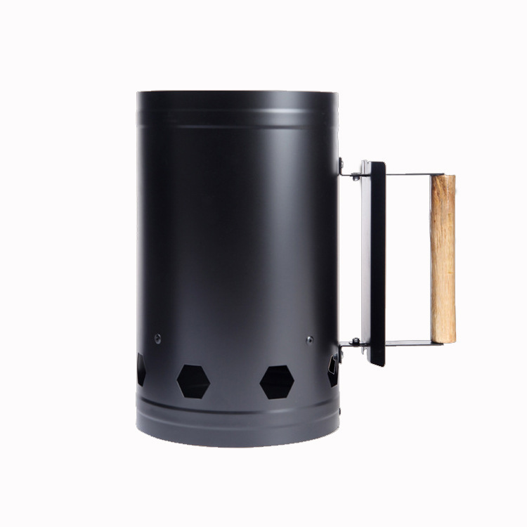 Picture of Ignition barrel charcoal ignition barrel charcoal ignition barrel barbecue stove stainless steel igniter outdoor barbecue stove ignition tube