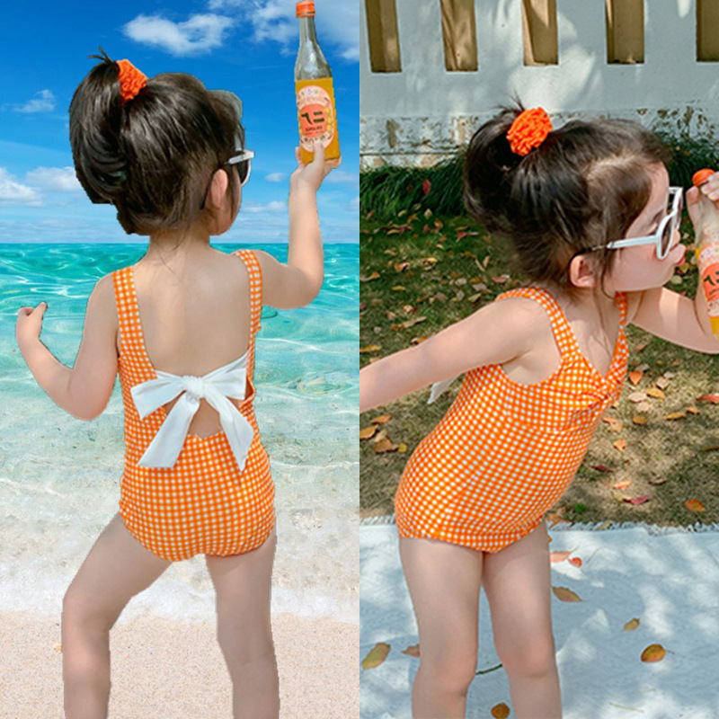 Girls' Swimwear 2025 Summer New Style Baby Girl Swimwear Fairy Style Cute Swimwear Children's Swimwear