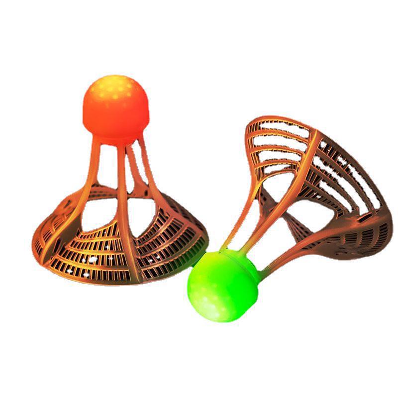Picture of Leke Luminous Badminton Windproof Wind-resistant Badminton Nylon Ball Plastic LED Night Luminous Ball