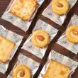 Snowflake crisp packaging bag machine sealing bag biscuit nougat Cookie Candy self-sealing bag small baking dedicated separate