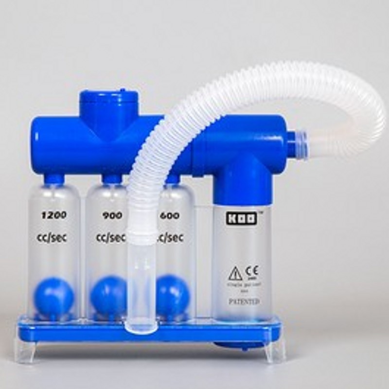 Picture of KOO breathing trainer three ball instrument vital capacity training pulmonary function exercise surgery rehabilitation a generation of hair