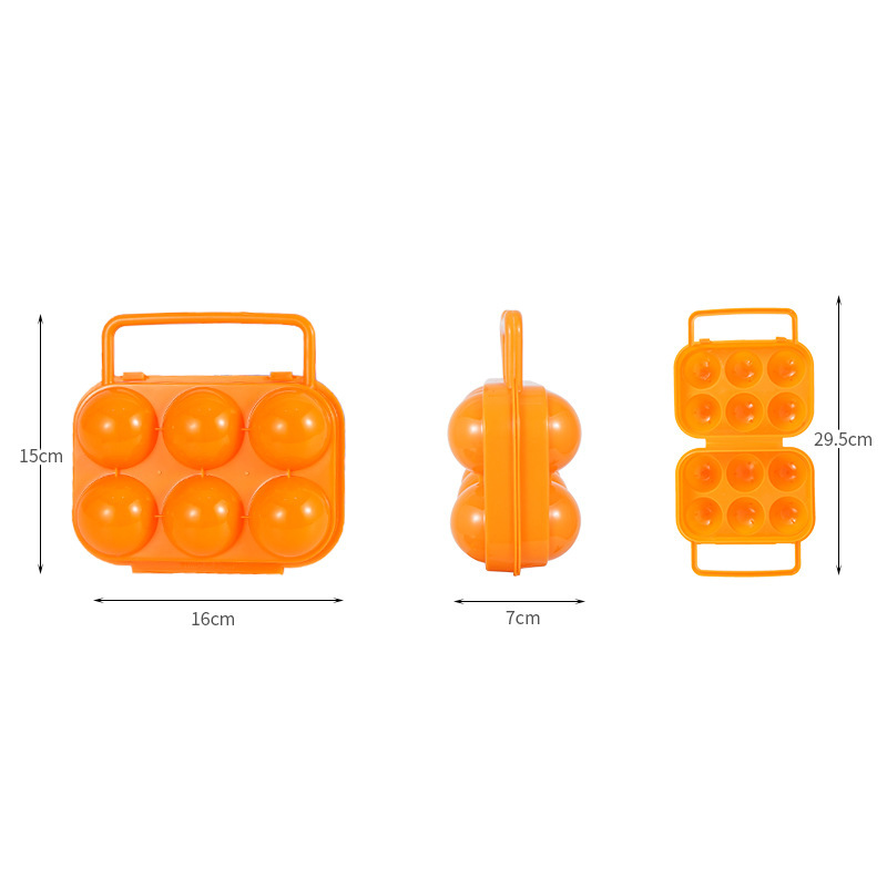 Picture of Outdoor Camping Egg Packaging Box Shock-proof Protection Storage Boxed Egg Box Drop-proof Portable Plastic Egg Holder