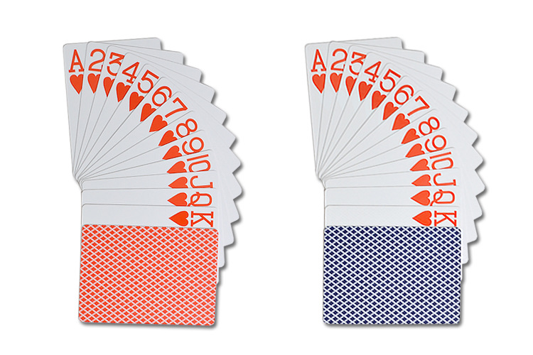 Picture of PVC plastic wide card playing cards frosted Texas big character Poker Big corner size table game Foreign trade stall supermarket wholesale