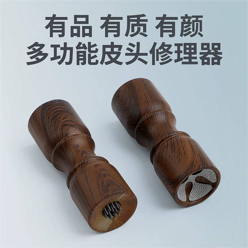 Billiard Cue Tip Repair Tool Needle Tip Repair Tool Billiard Ball Tip Needle Elastic Plug Wood Grain Tip Easy to Apply Chalk