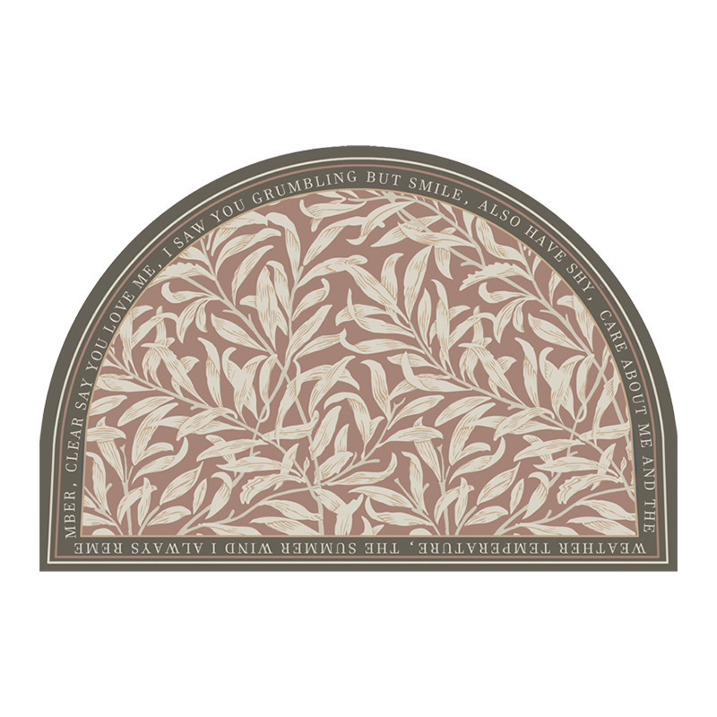 Picture of Diatom mud carpet vintage American floor mat bathroom door mat bedroom entrance mat bathroom kitchen entrance mat