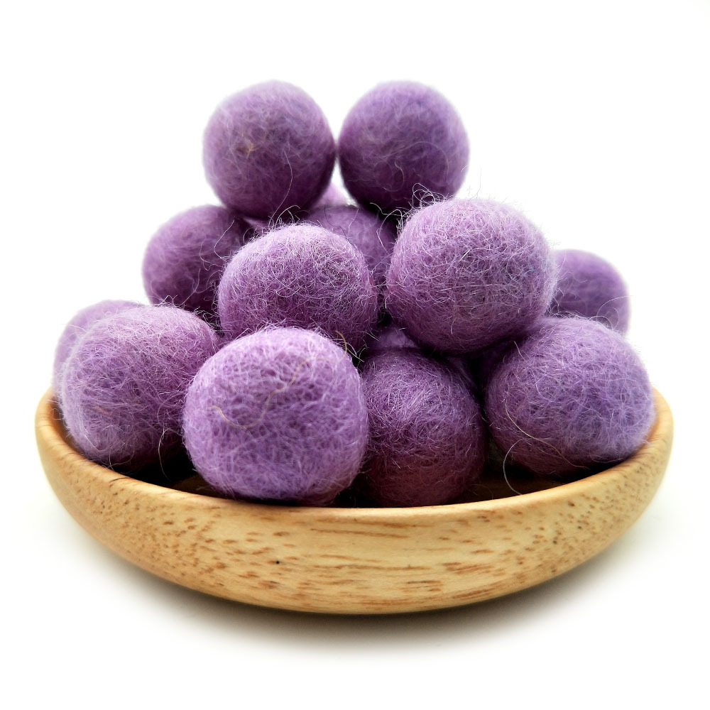 Picture of Cross-border in stock 2CM wool ball Christmas jewelry accessories Christmas diy colorful wool ball small wool ball pokes