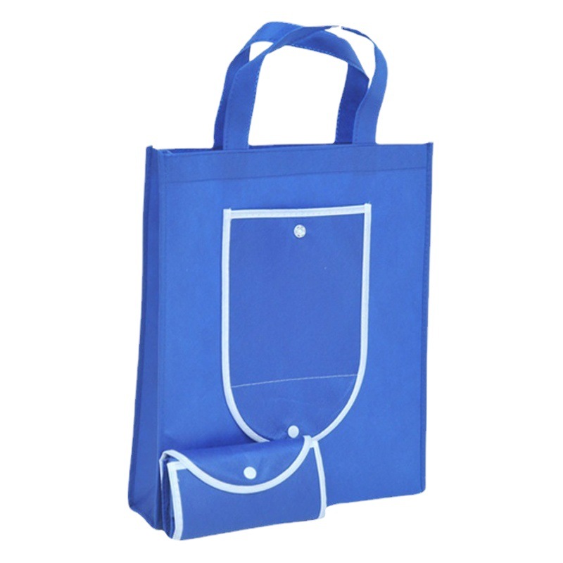 Factory non-woven tote bag wholesale shopping bag hidden buckle wallet tote bag folding non-woven bag