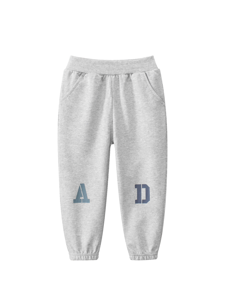 Picture of 27kids Korean style children's clothing autumn and winter New 2024 children's sports long pants baby boys' sweatpants one-piece delivery