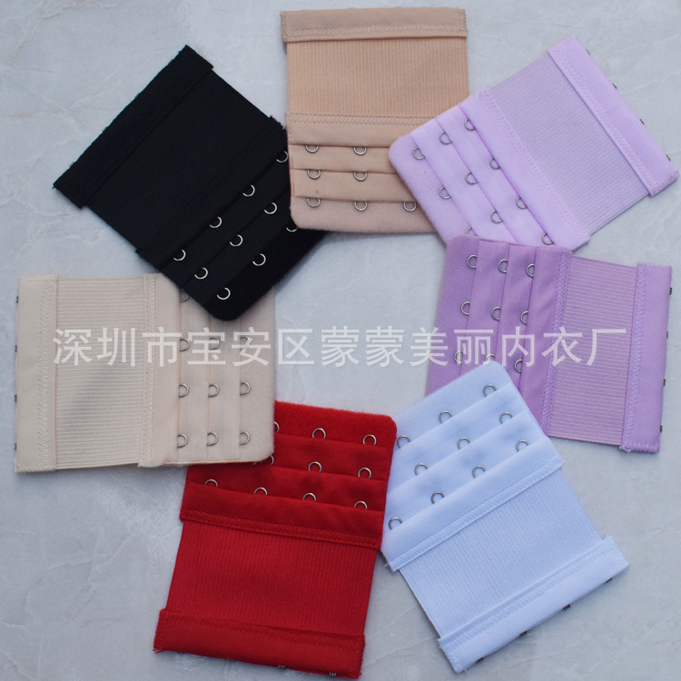 Elastic Extended Buckle Four Buckle Three Rows Four Buckle Extended Buckle Elastic Underwear Bust Extended Stainless Steel Buckle Back Buckle