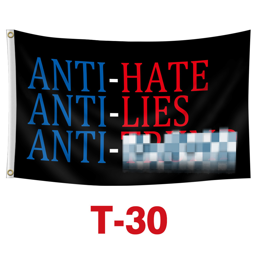 Cross-border source AliExpress Amazon temu 2024 US election flag digital printing T-30
