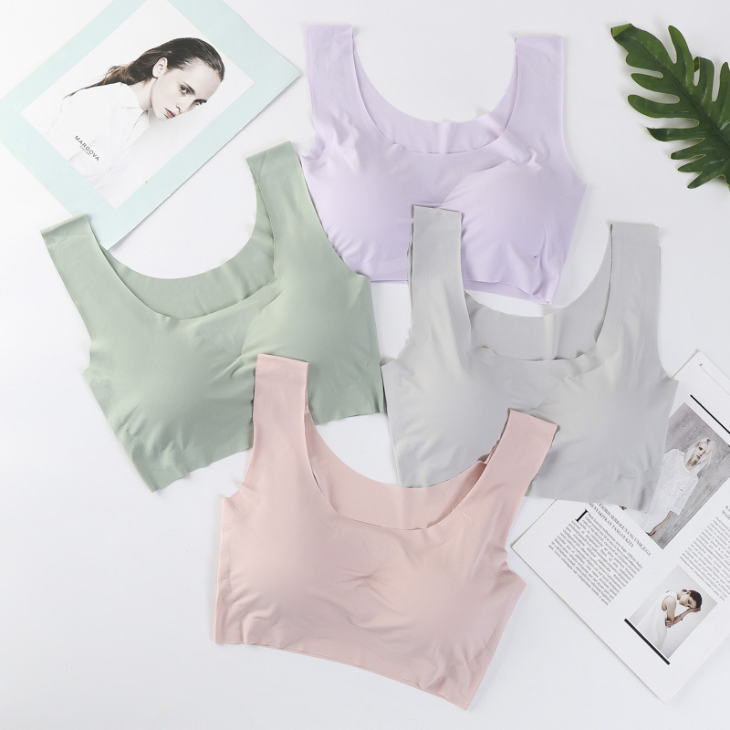 Picture of Shangpin Anxin Generation Seamless No Steel Ring Ice Silk Gather Large Size Running Vest Yoga Sports Underwear Women's Bra