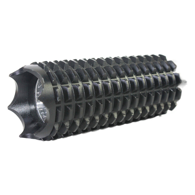 Aluminum alloy strong light rechargeable flashlight anti-wolf self-defense riot outdoor patrol security Mace strong light flashlight