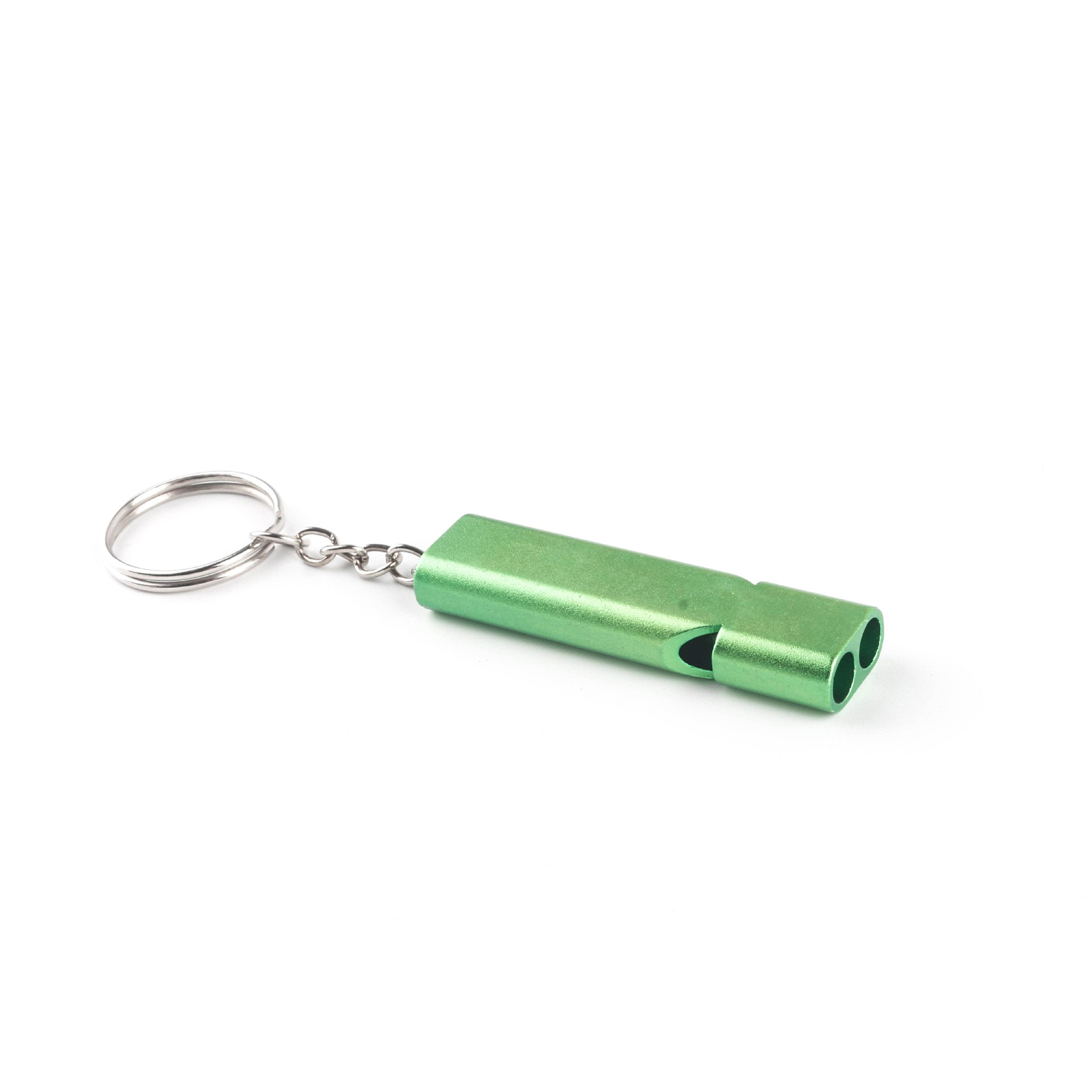 Picture of Aluminum Alloy dual-frequency survival whistle outdoor whistle double tube outdoor survival life-saving whistle equipment EDC worker