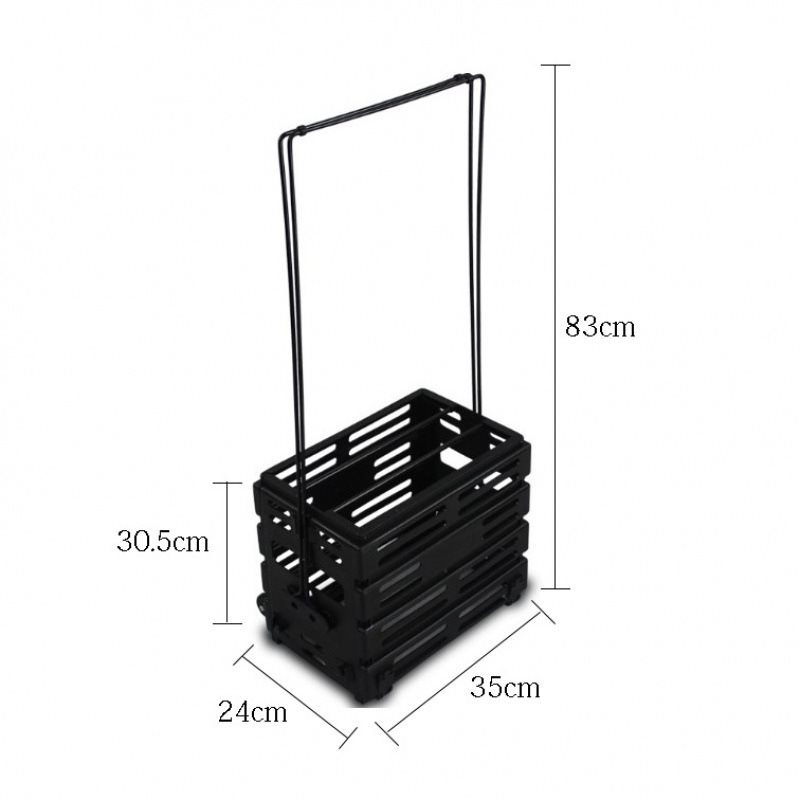 Tennis Basket/Ball Pickup/Basket on Wheels/Tennis Basket Detailed Illustration (Resistant to Falls)