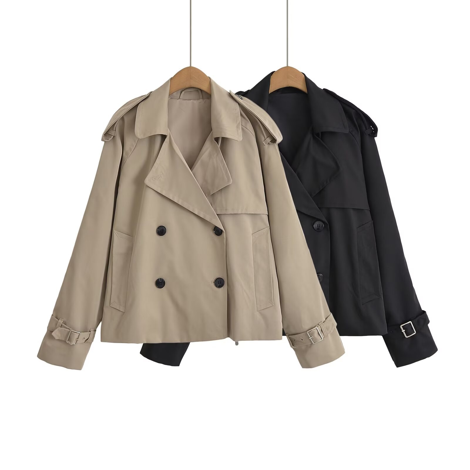 Pb&Za Women's 2024 Autumn and Winter New Loose Short Windbreaker Jacket Daily Commuting Easiest for Match Jacket 0518248