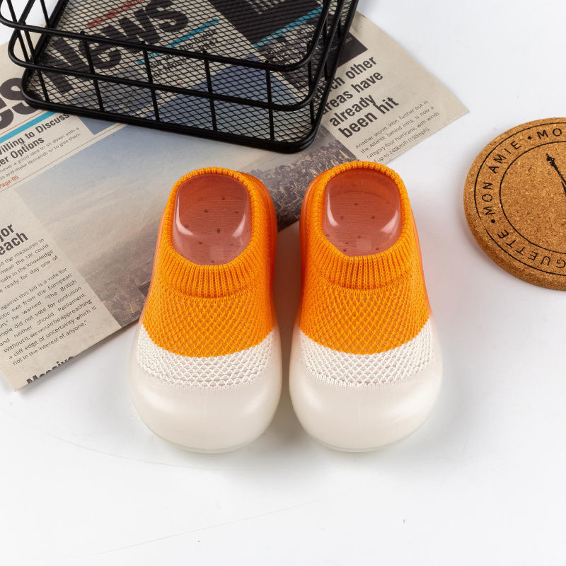 Picture of Summer New Baby Toddler Shoes Soft Sole Children's Socks Shoes Infant Floor Shoes Tile Mesh Shoes Breathable Learning to Walk