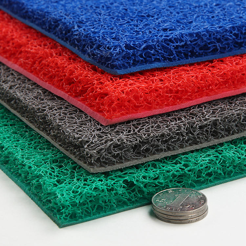Plastic PVC Wire Ring Floor Mat Door Mat Carpet Entry Door Mat Outdoor Household Anti-Slip Mat Dirt Resistance