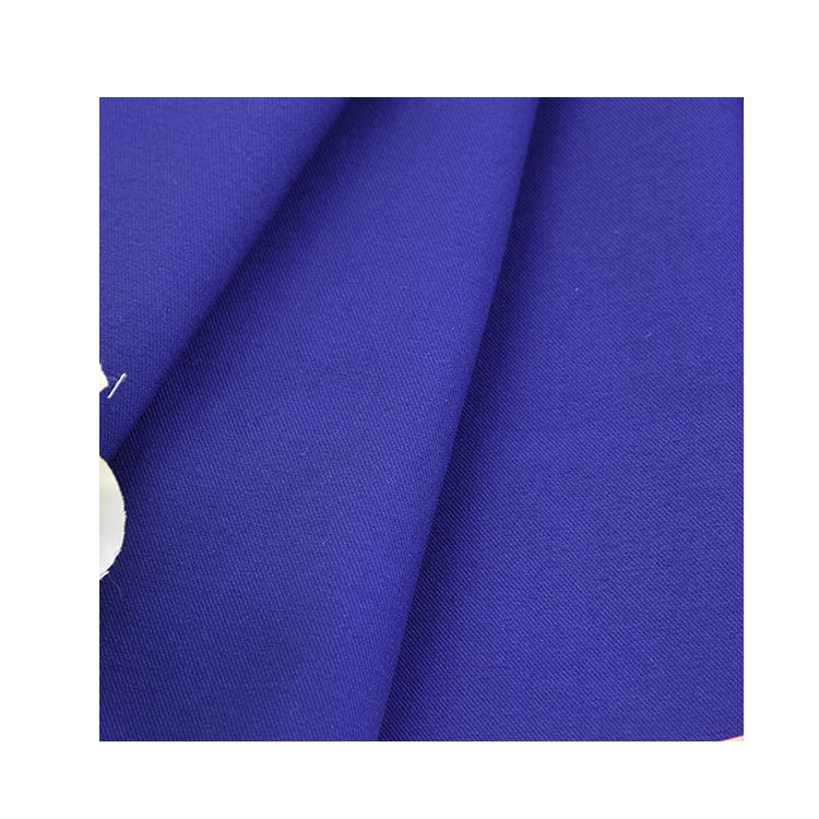 Hot Selling Pure Cotton Four-Way Stretch Bamboo Twill Woven Fabric Trousers Fashion Workwear 3/1 Thin Style
