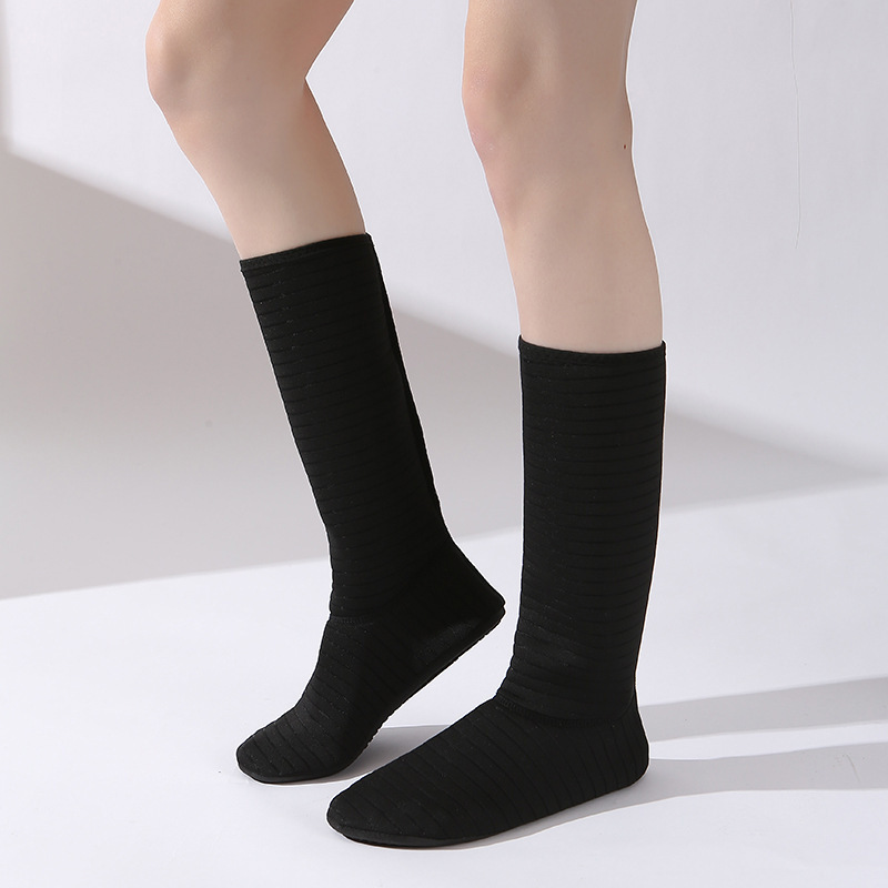 Picture of Long-Tube Beach Shoes for Planting Rice in Paddy Fields, Women's Water Shoes for Wading in Rice Fields and Tidal Flats, Water Boots, Rice Planting Socks, and Creek-Tracing Shoes