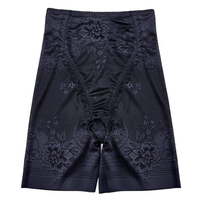 Hando Thin Body Shaping Safety Pants Lace Tummy Control Butt Lift Postpartum Mid-Waist Anti-Exposure Fat mm Underwear Safety Pants for Women