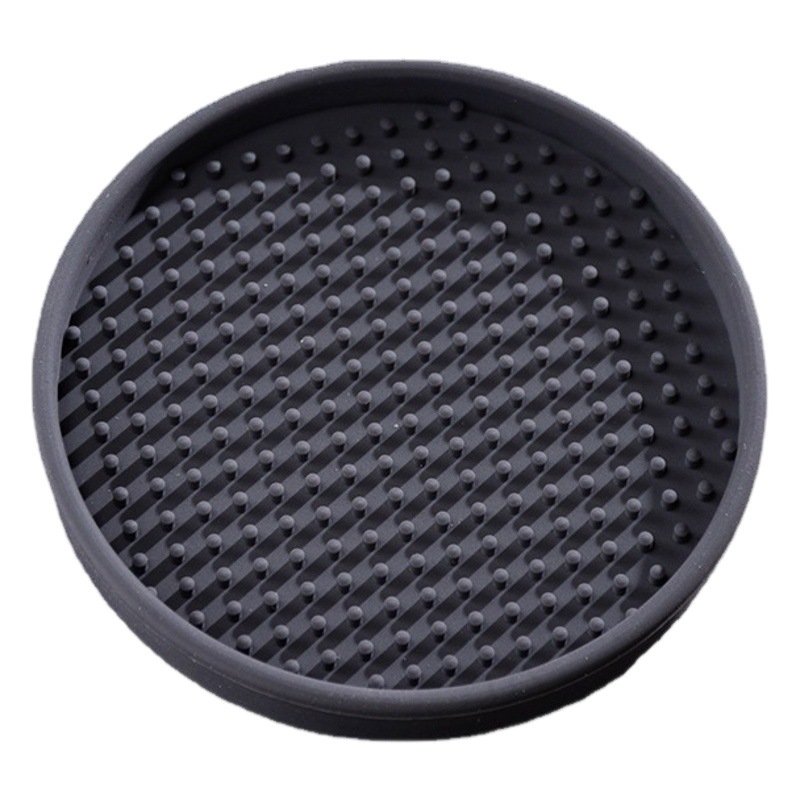 Silicone Kung Fu Tea Set with Purple Clay Teapot Mat, Teapot Maintenance Tool, Water Storage Tray, Heat-Insulating Draining Drying Mat, Heat-Insulating Drying Mat