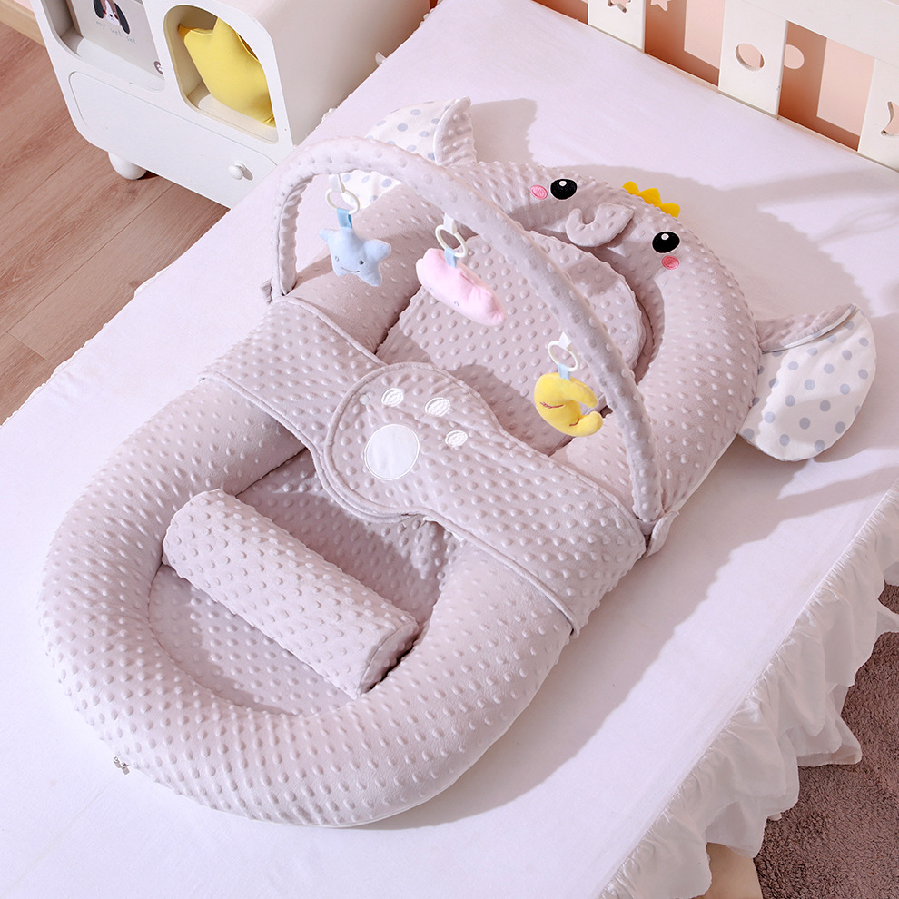 Picture of Bed-in-bed baby newborn baby anti-startling soothing bed slope sleeping mat bionic landing wake up to coax sleep artifact