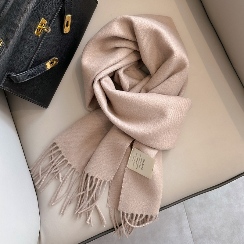 Picture of 2025 New Autumn and Winter Warm Scarf Women's Easiest for Match Long Pure Wool Scarf Men's Couple Style Spot Wholesale