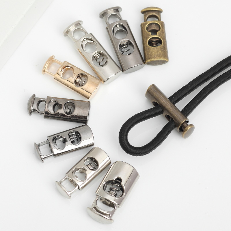 Metal Spring Button Clothes Cuff Sports Pants Foot Button Hanging Clock Wear Stop Rope Spring Buckle Tightening Adjustment Button