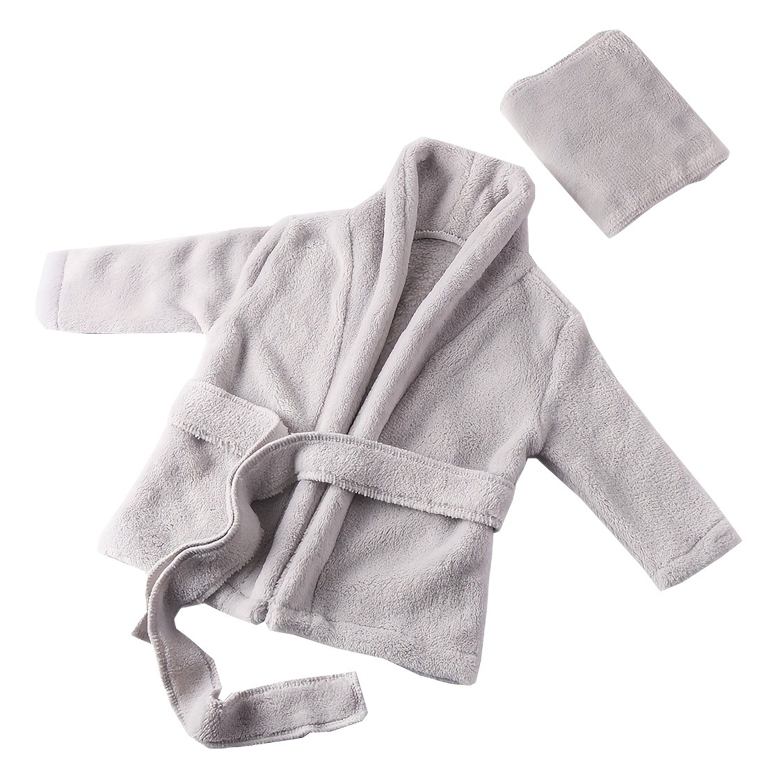 Cross-Border Newborn Male and Female Baby Thickened Photography Nightgown Baby Photo Props Bathrobe Set Children's Photo Guide