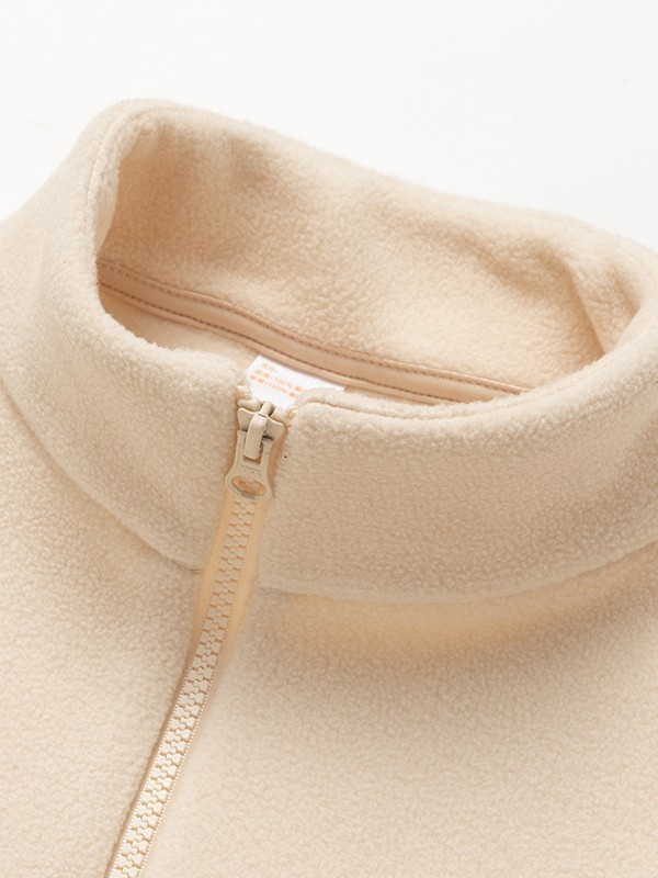 Spring and autumn fleece jacket vest for men and women sleeveless vest fleece shoulder solid color group purchase large size wholesale logo