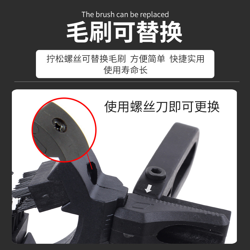Picture of Bow and Arrow archery accessories TP812 brush arrow table black bristle brush arrow triangle arrow table left and right hand manufacturers direct supply