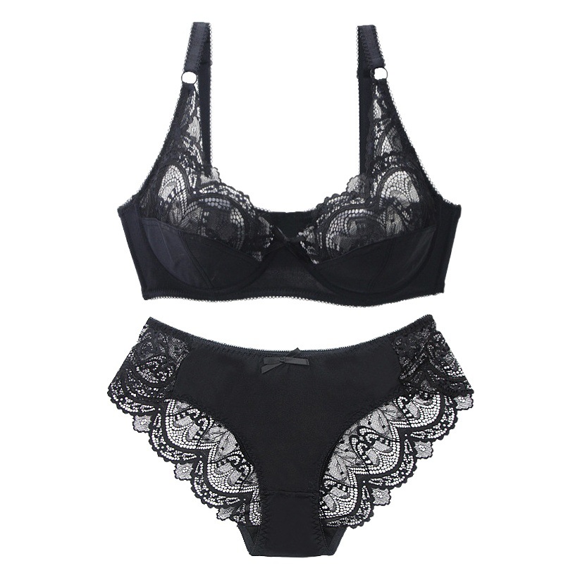 European and American bra sexy lace bra French underwear set ladies cross-border exclusive for a generation of explosions