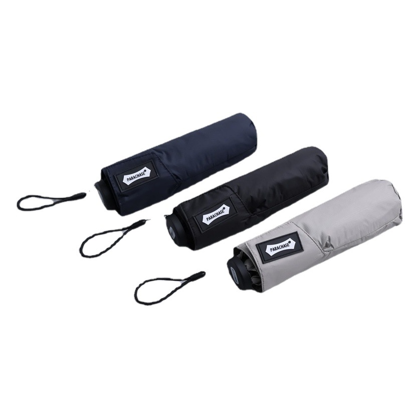 50% Fold Super Mini 5 Bone Sunscreen Black Glue UV Protection Sunlight and Rain Protection Dual-use Sunshade Wholesale Portable Pocket Umbrella