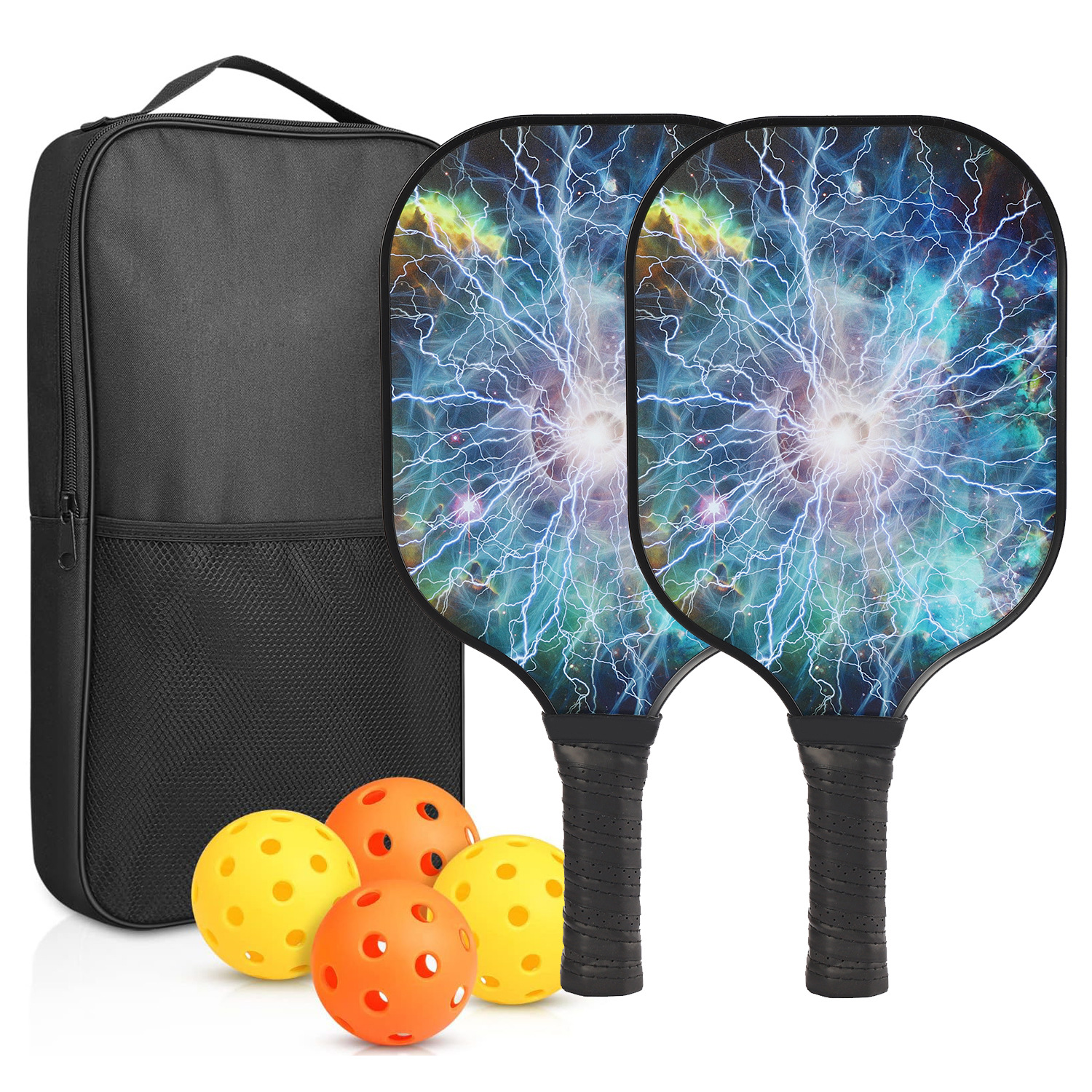 Picture of Peak ball racket glass fiber edge strip UV pattern design outdoor leisure entertainment cross-border pickle pickle racket